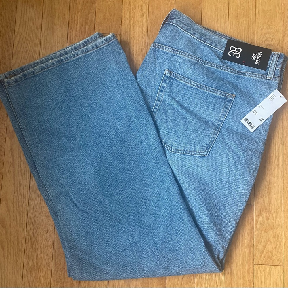 NWT UO URBAN OUTFITTERS BDG 90’S BOOTCUT MID-RISE DENIM JEANS Size 38 womans